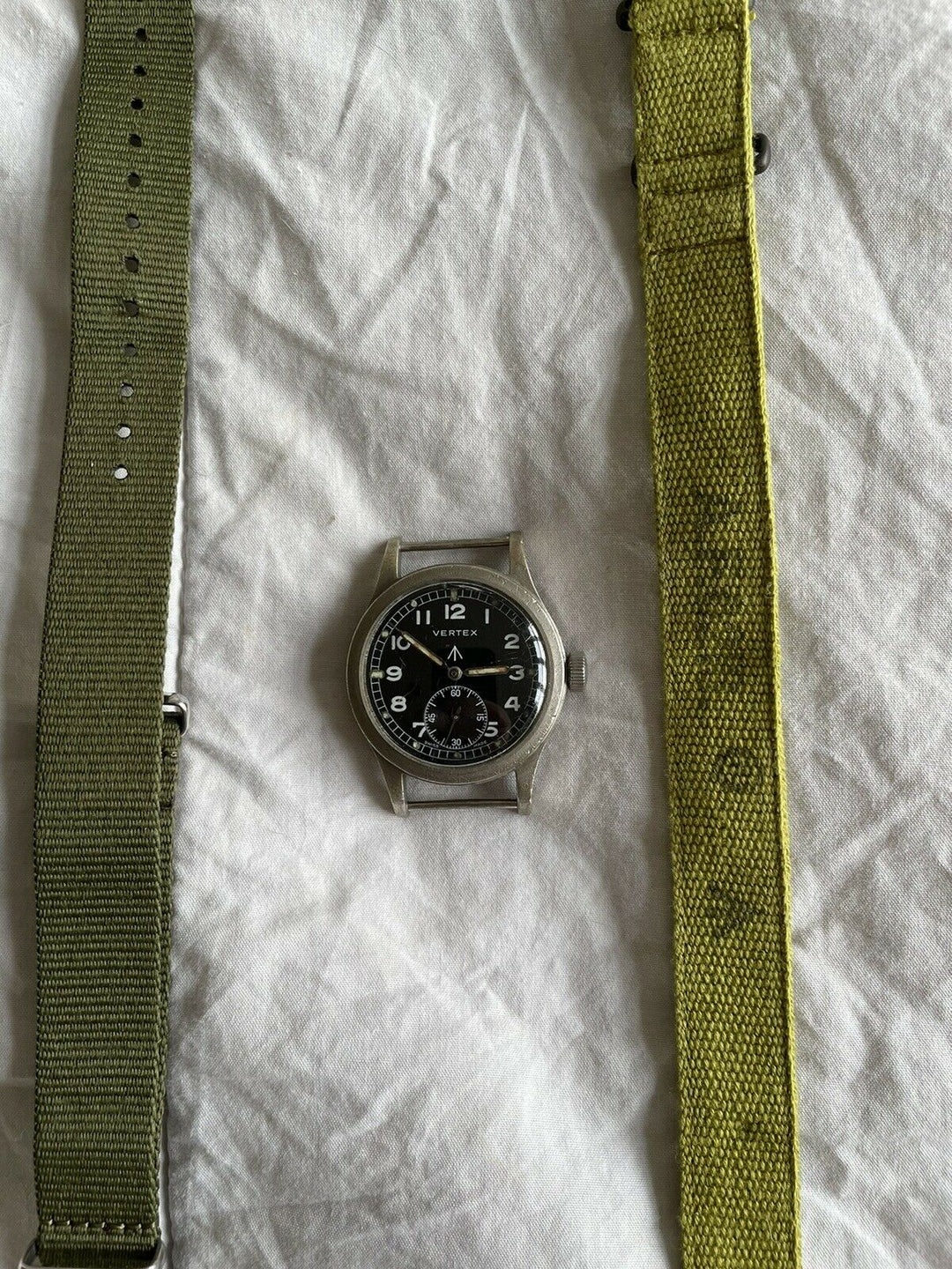 WW2 バーテックス イギリス（スイス）軍 ミリタリーウォッチ ダーティ