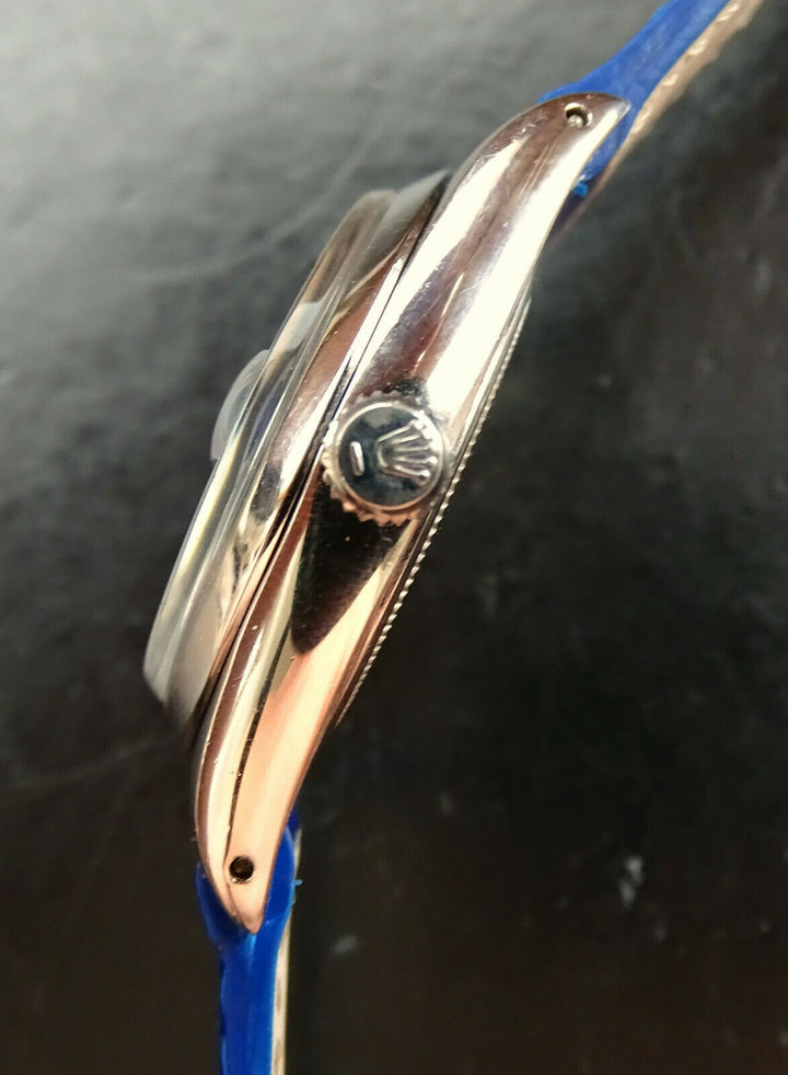 Rolex Watch ♛ Oyster Date 35 mm bluedream 6694 Vintage Elegant Luxury Men's Watch 1964