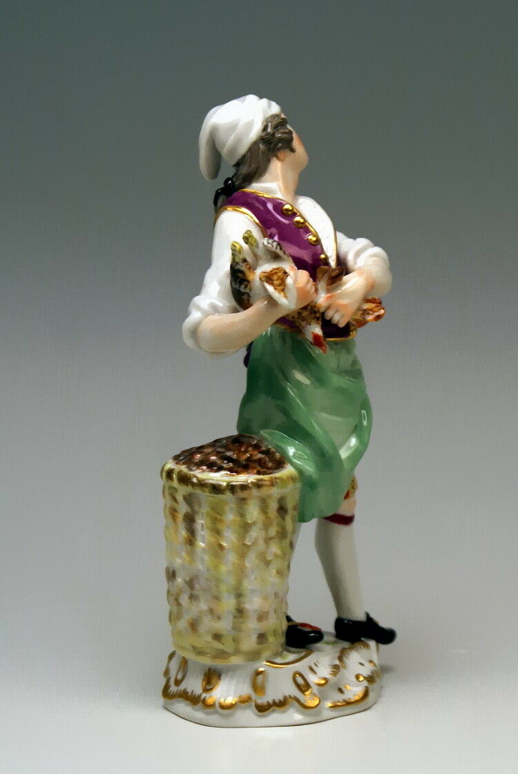 MEISSEN マイセン FIGUR PARISER AUSRUFER HÜHNER VERKÄUFER CHICKEN SELLER MNR: 60244