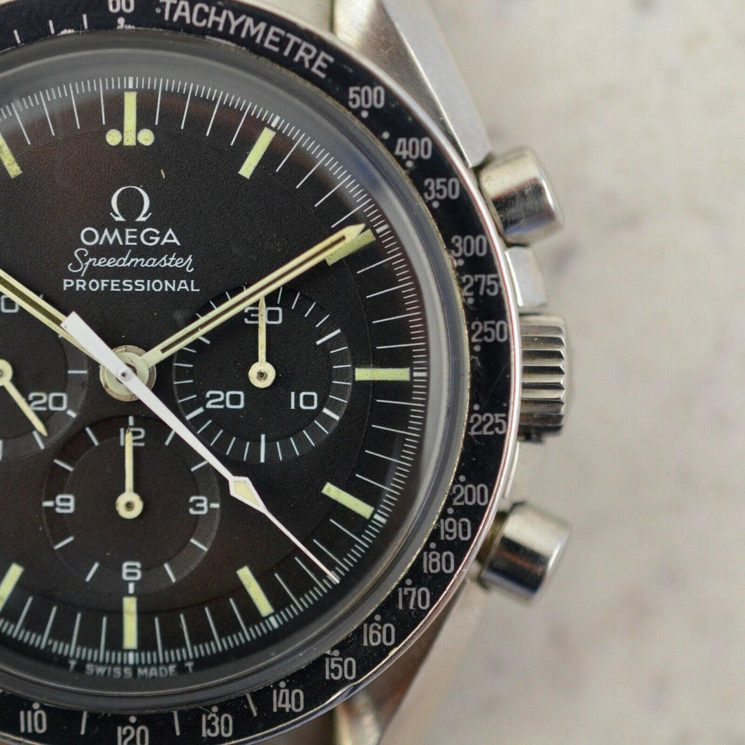 Vintage C.1971 Omega Speedmaster Professional 145.022-71 steel watch ~ FULL SET