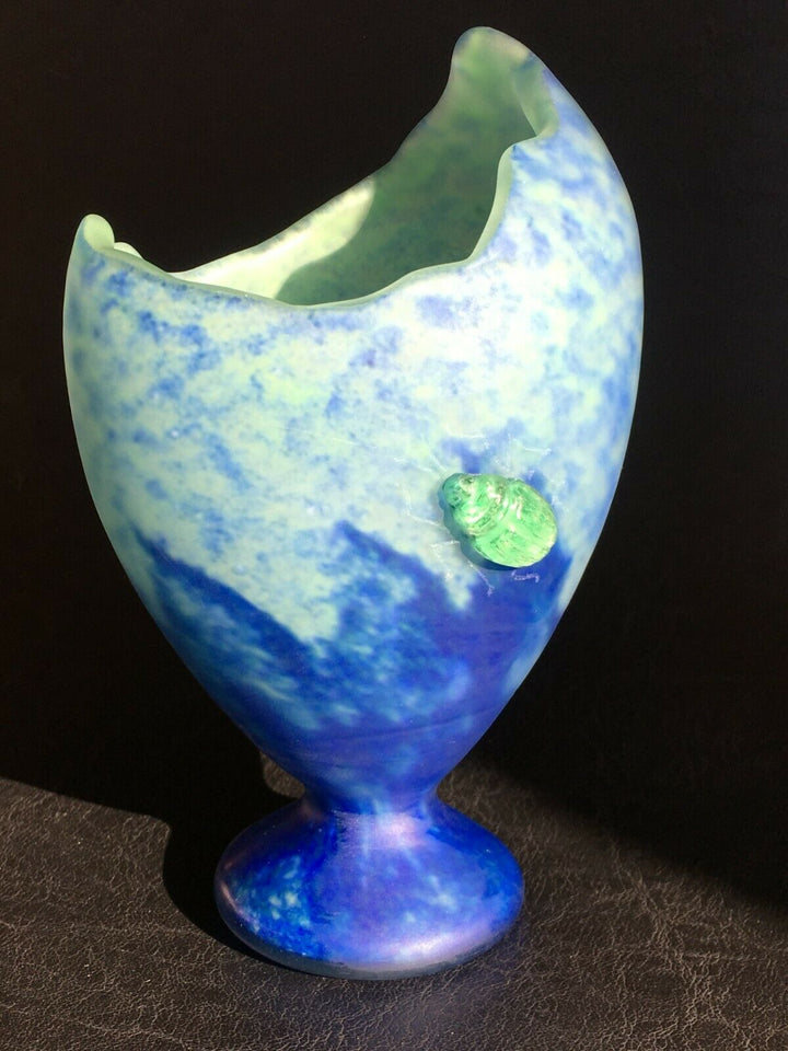 ドームナンシー （ドーム兄弟）カボションの水色花瓶