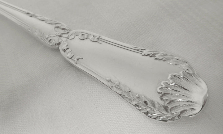PUIFORCAT : ménagère en ARGENT MASSIF modèle Pompadour, POINCON MINERVE - 80pcs
