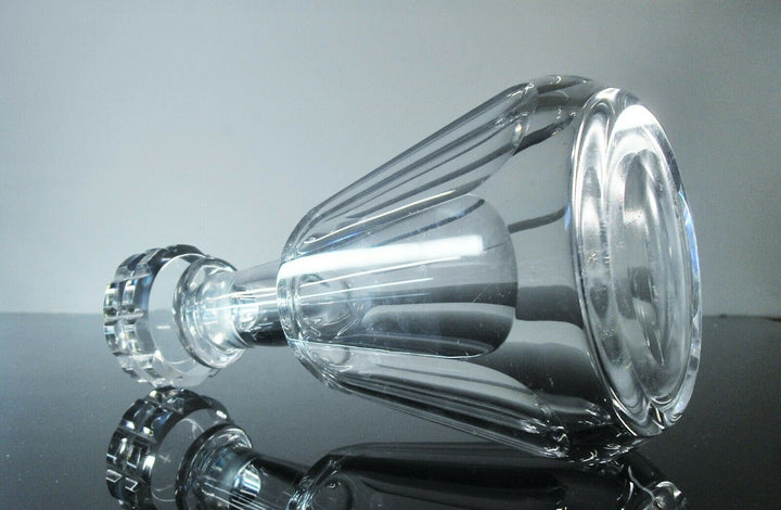 Antique Carafe Whisky Crystal Size Ribs Plates Talleyrand Baccarat Signed