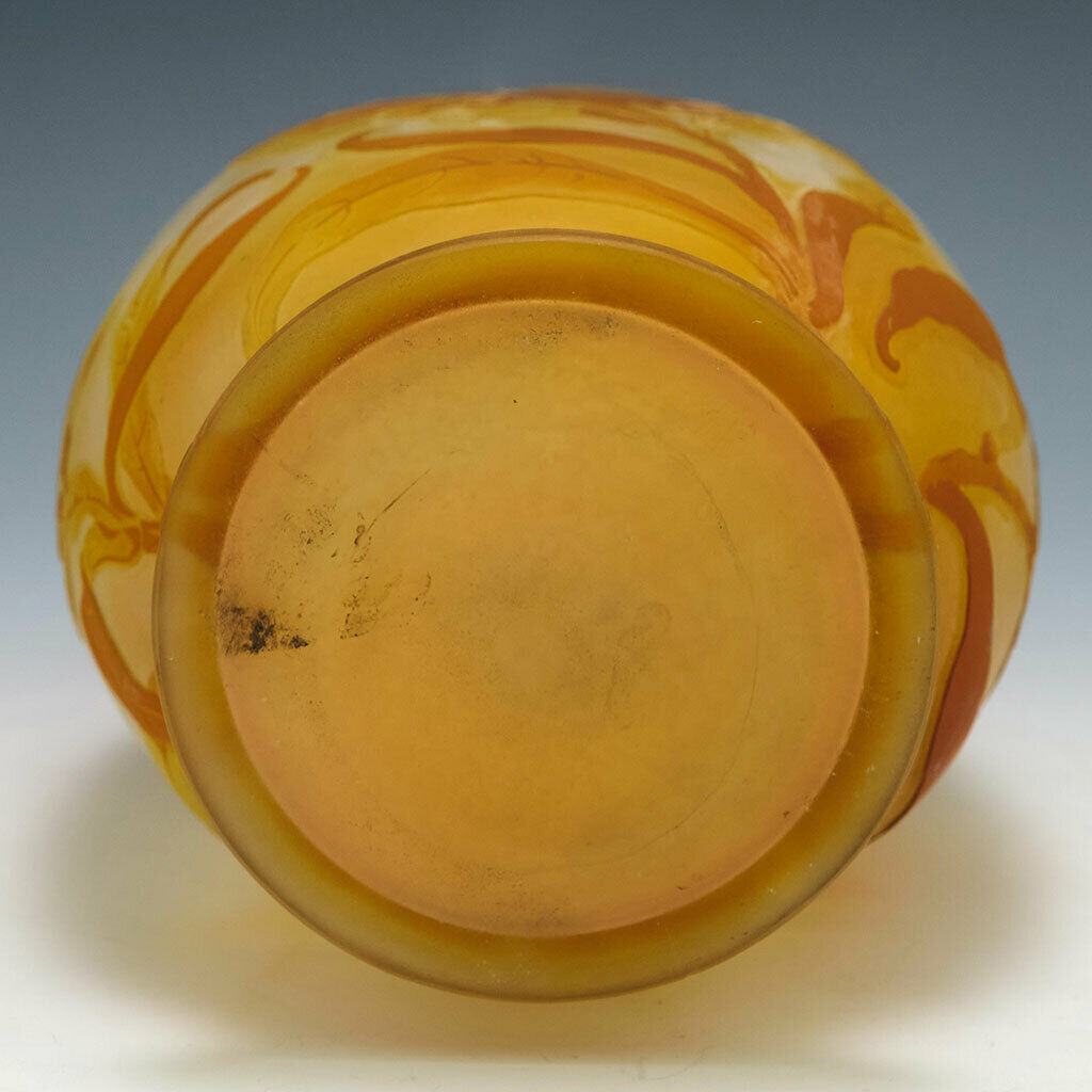 An Emile Galle Cameo Glass Vase c1900