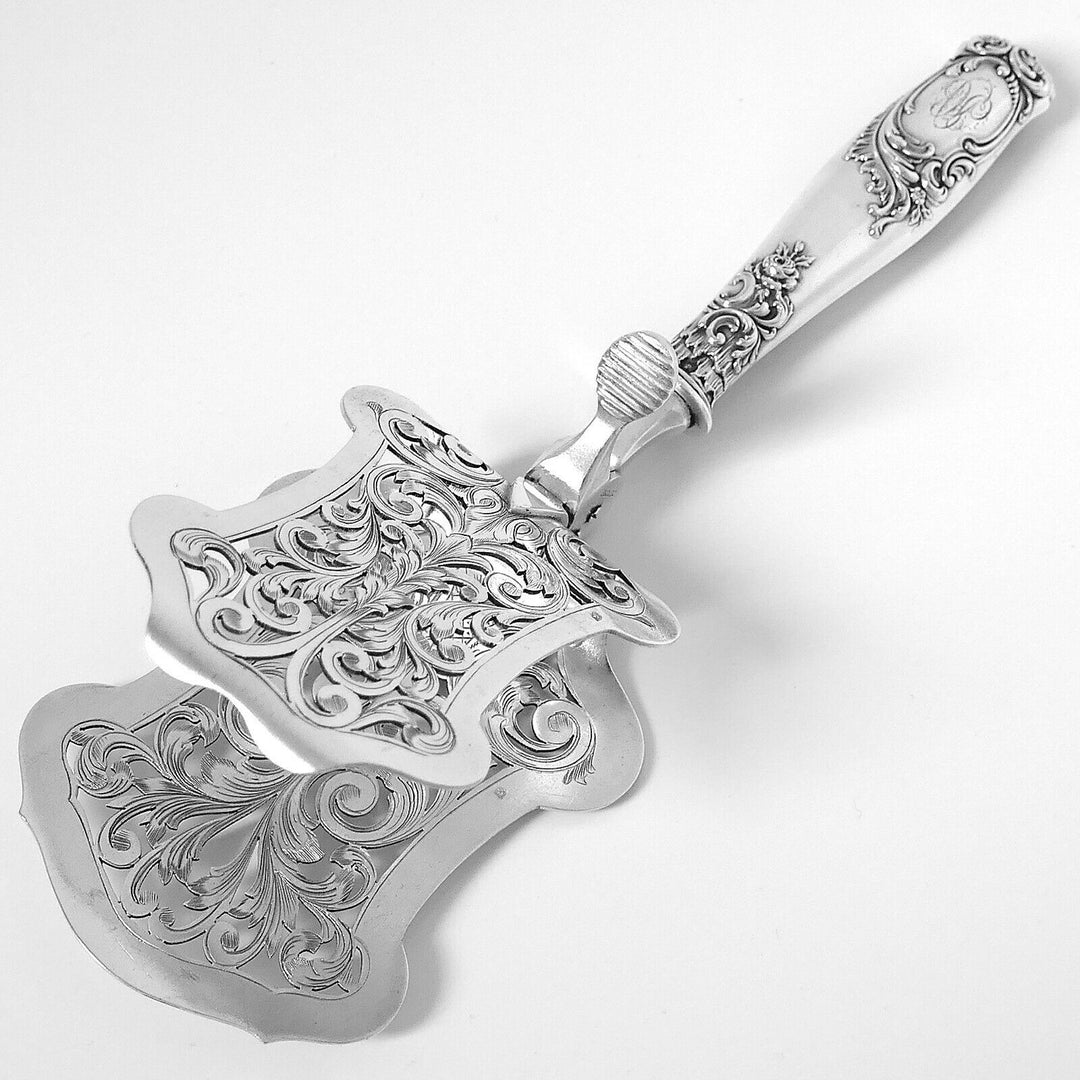 Ravinet D'Enfert French Sterling Silver Asparagus Pastry Toast Server