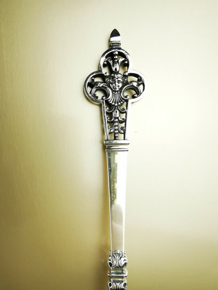 CARDEILHAC Renaissance Mascaron - Cuillère de service - Argent Minerve