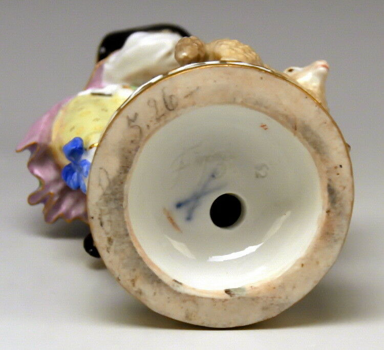 マイセン人形(MEISSEN)「子羊を連れた羊飼いとラブレター