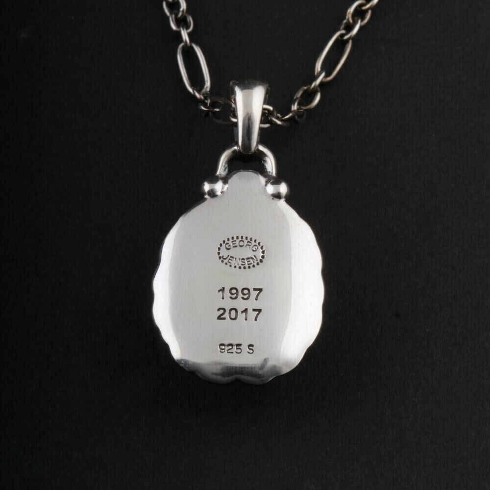 Georg Jensen Sterling Anhänger von Den Jahr 1997/2017 Mit Silverstone. Selten!