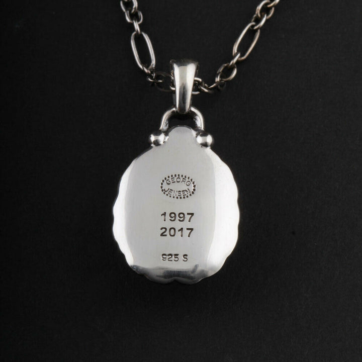 Georg Jensen Sterling Anhänger von Den Jahr 1997/2017 Mit Silverstone. Selten!