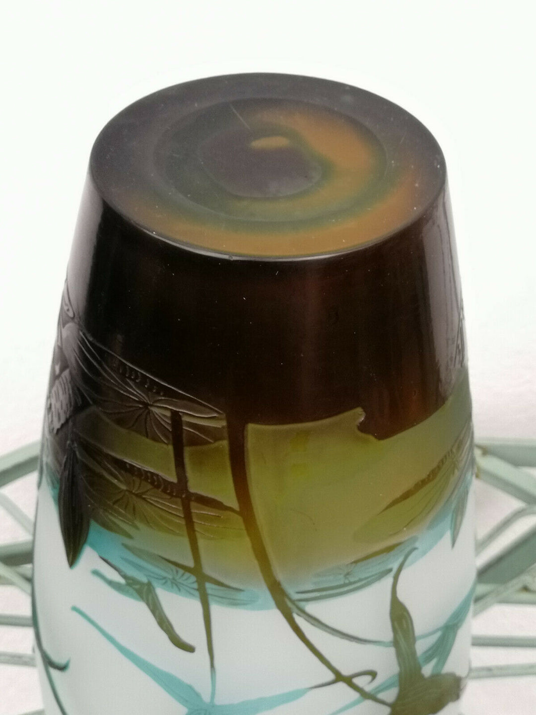 Authentique vase Gallé Art Nouveau