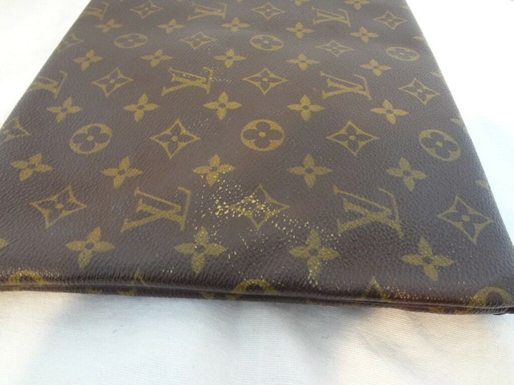 Auth Louis Vuitton Monogram Document case Porch Briefcase Bag LV82