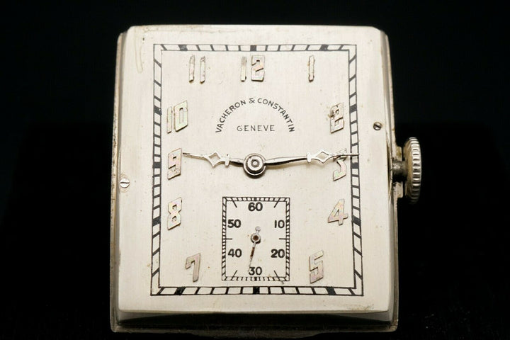 Vintage 18k White Gold Vacheron Constantin Men's Manual Wind Wristwatch