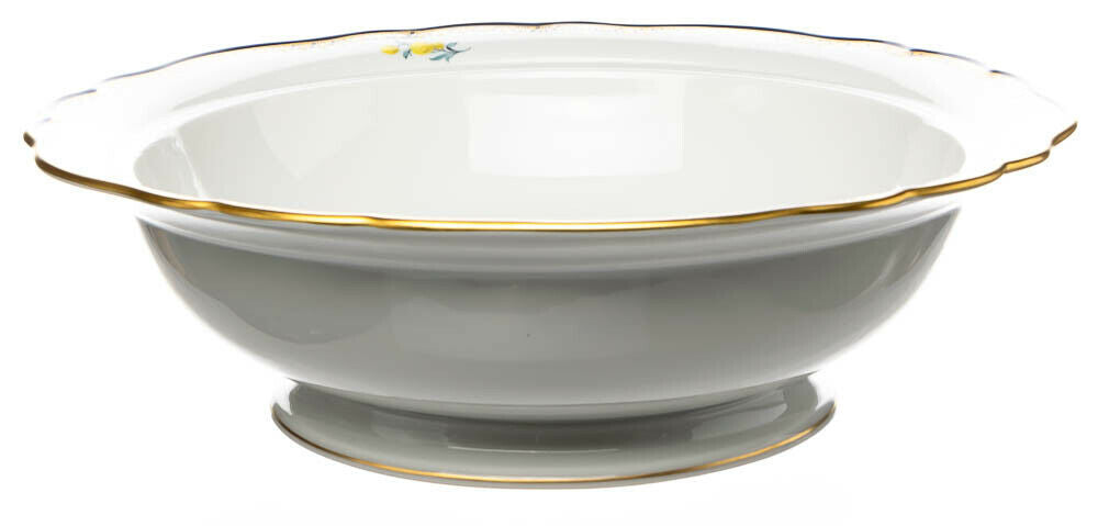 Deckelschüssel Blumenbukett A-Kante Meissen Neuer Ausschnitt 1. Wahl 1964 26,4cm