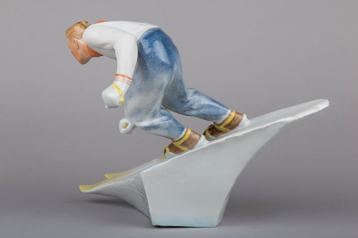 ヘレンド　スキーヤー　フィギュア　1944年