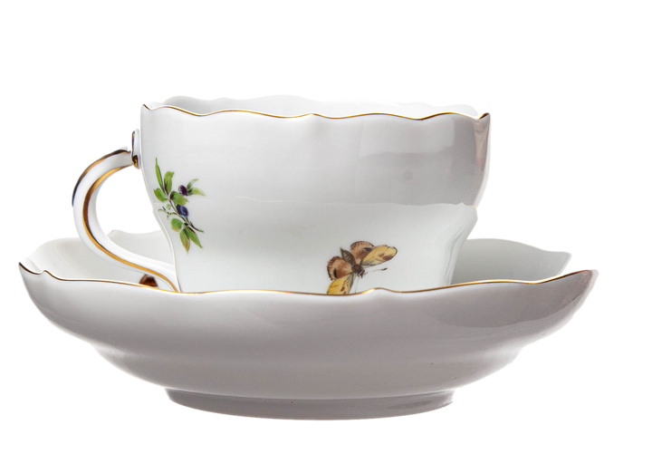 アンティーク　マイセン天使のカップ、ソーサー アンティークマイセン天使のカップ、ソーサー