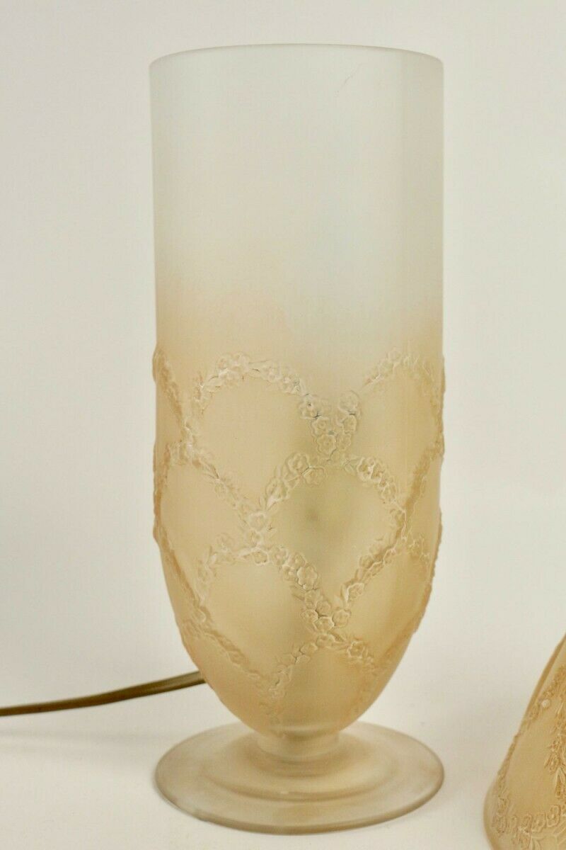 René LALIQUE (1860-1945) - Lampe " Six danseuses "