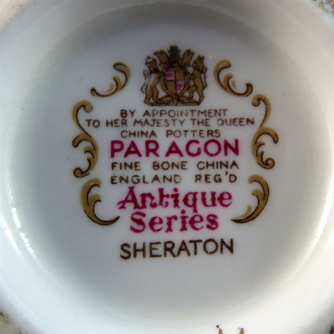 パラゴン　華麗なシェラトン・ピンクパラゴン・アンティークシリーズのカップ&ソーサー