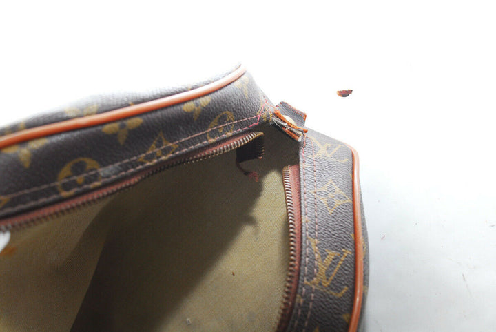 AUTH LOUIS VUITTON GOLF CLUB BAG MONOGRAM LEATHER VINTAGE