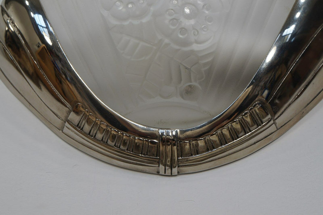 VIARMÉ : PAIR FRENCH ART DECO WALL SCONCES ........ lights 1930 lamp muller era