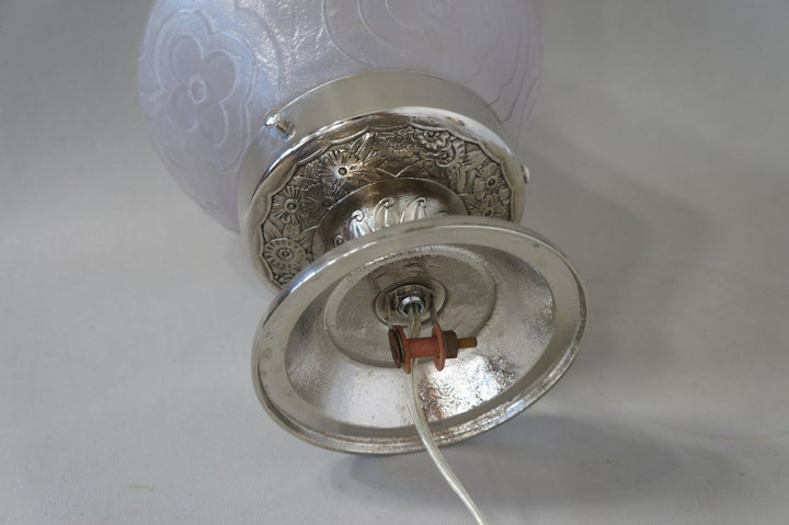 NOVERDY : FRENCH ART DECO CEILING LIGHT lamp pendant chandelier 1930 muller era