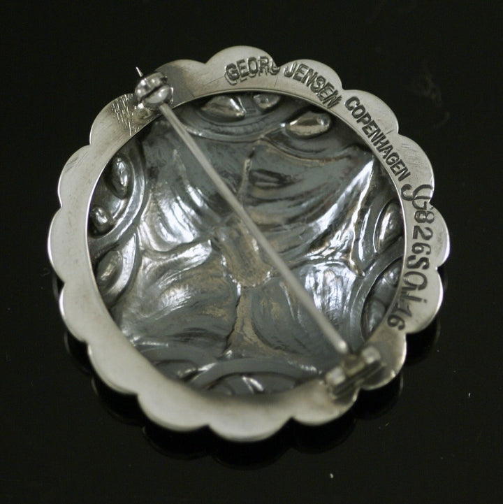 Georg Jensen. 826S Silver Brooch #16 - 1904-1908 Hallmarks