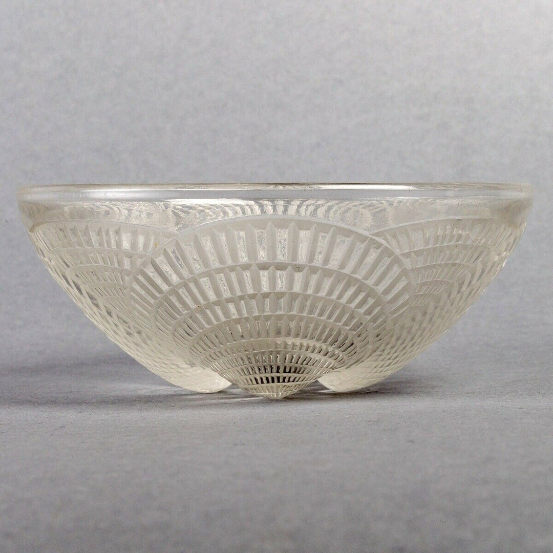 10 Bols Coupes Coquilles René Lalique R.Lalique Hand Bowl Glass Shells