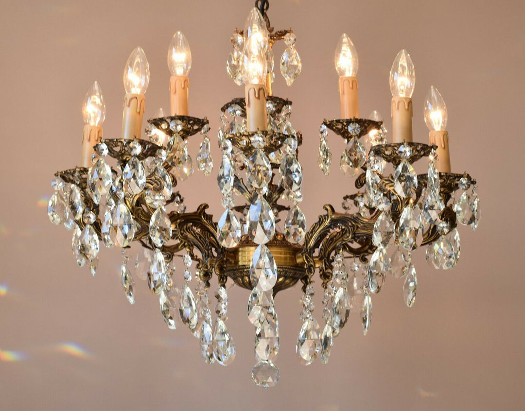 Antique Vintage, Maria Theresa Chandelier, Crystal Lighting Ceiling Lamp Pendant