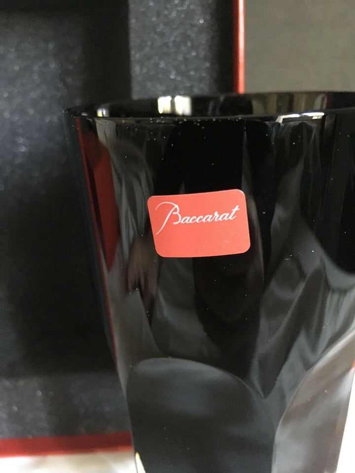 Baccarat-DARKSIDE- "Black Angel" Tumbler. Mint in Box