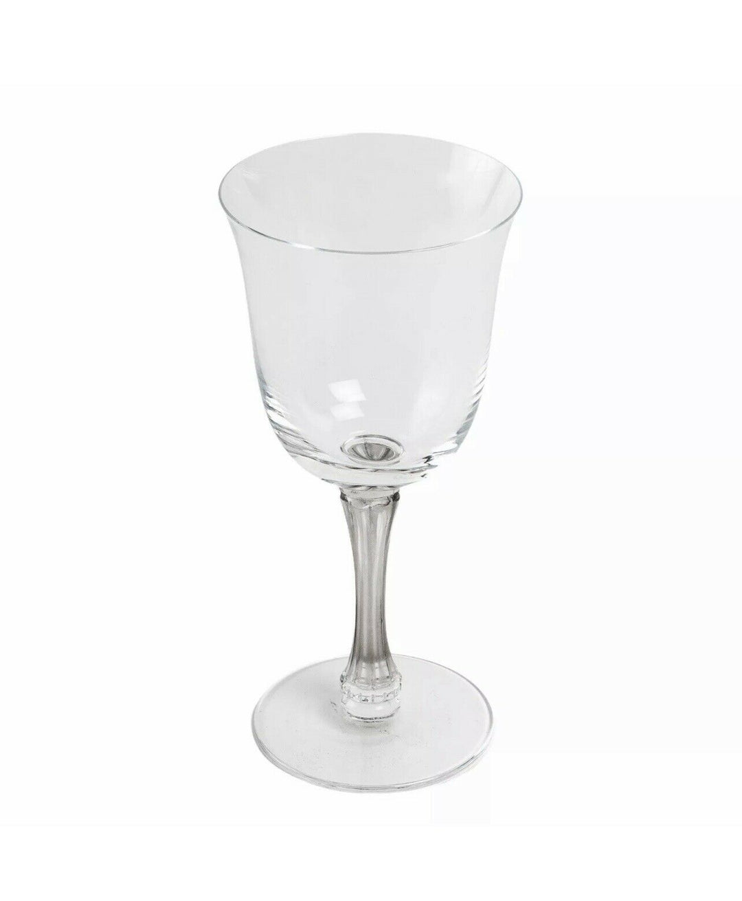6 Verres à Vin Rene Lalique Barsac Gris R.Lalique 6 Wine Glasses Grey