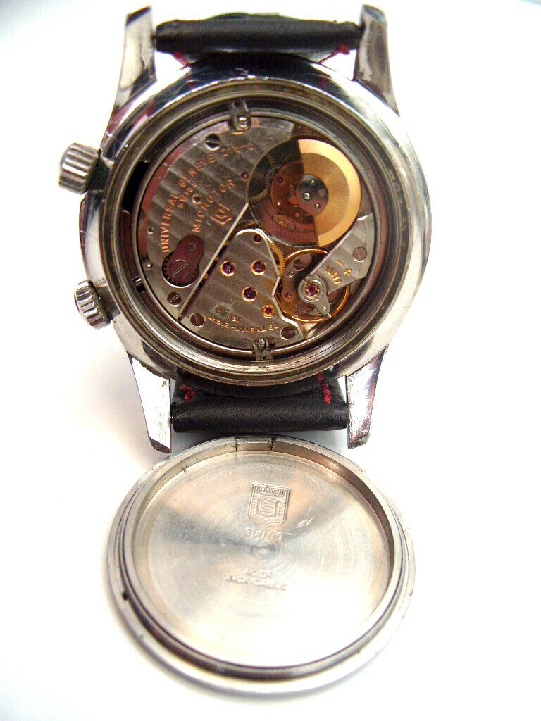 Universal geneve compax sub super-compressor case, vintage automatic 1962　ユニバーサル ジュネーブ ポールルーターサブ