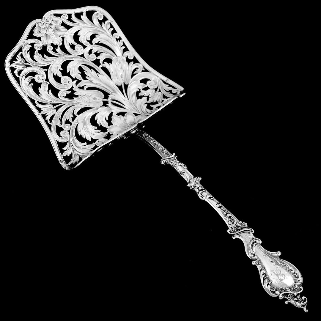 Soufflot French All Sterling SilverAsparagus Pastry Toast Server