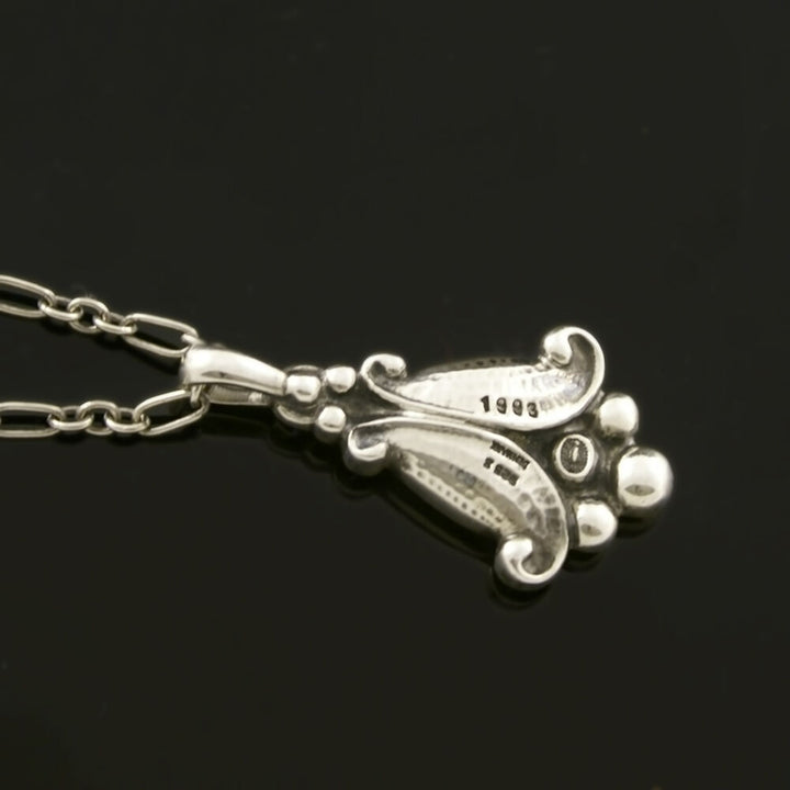 Georg Jensen Sterling Silver Pendant - Heritage 1993