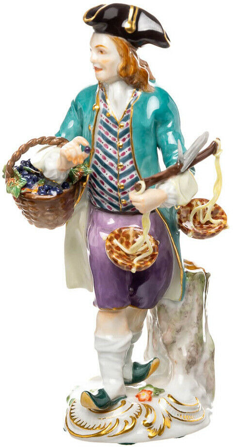 マイセン人形　ブドウ商人　J.J.ケンドラー　パリの商人　一級品　60226　1985年