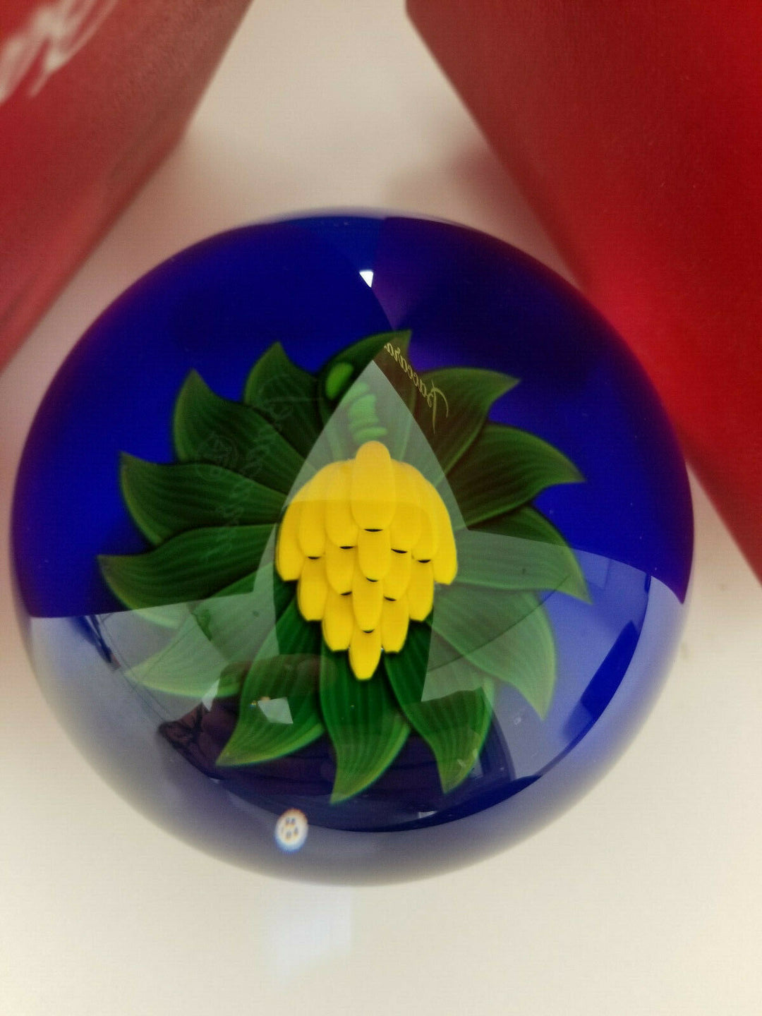 Pretty Sulfide, Paperweight, Paperweight, Baccarat, 1988, Bananas