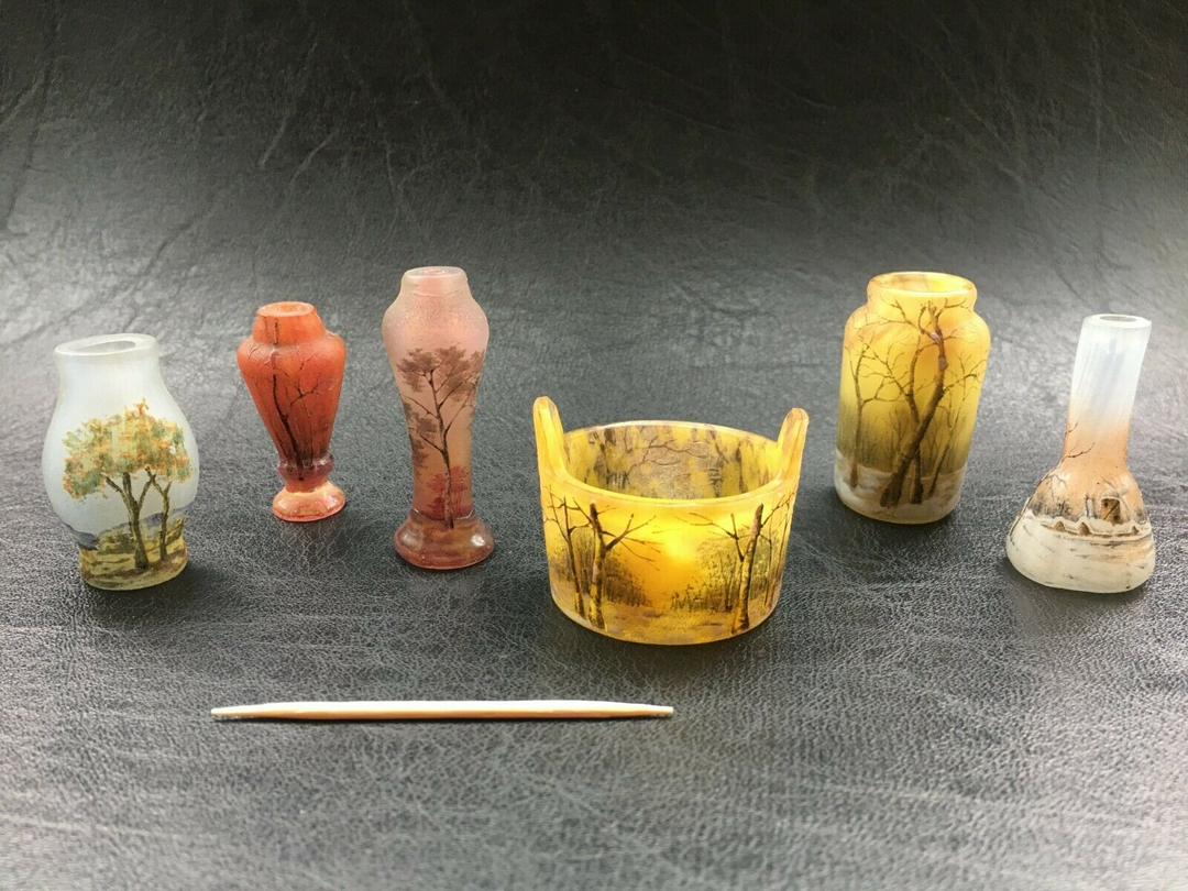 ドーム兄弟（ドームナンシー）白樺の木の風景のミニチュアール くびれ型