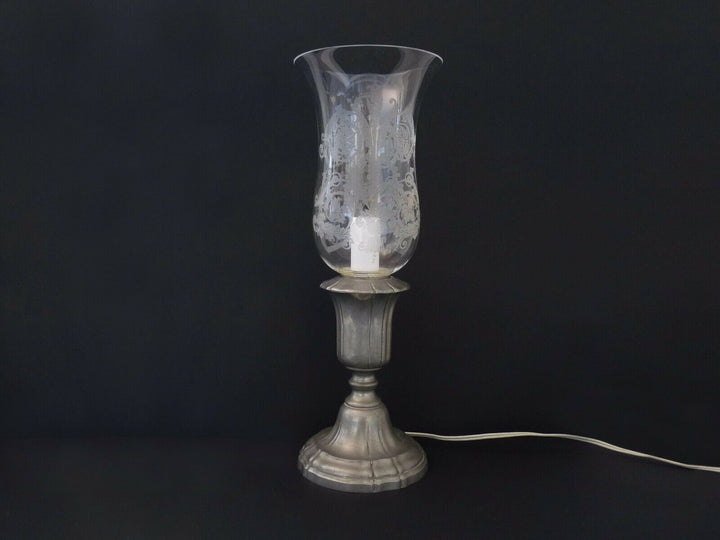 Photophore, Lampe de table en Cristal de Baccarat estampillé