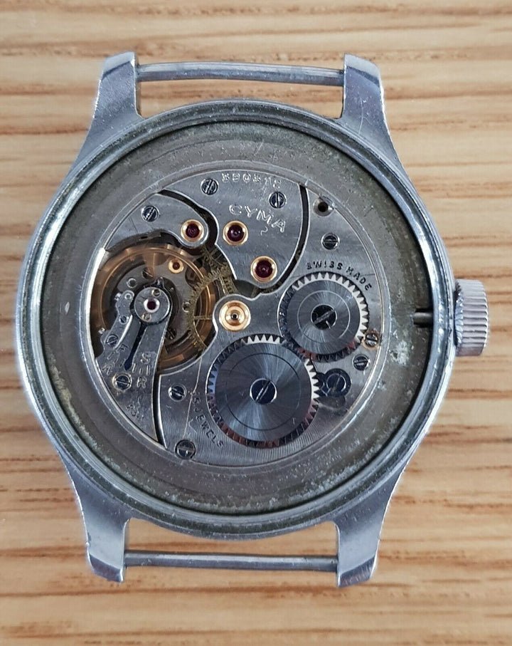 オーバーホール済み　WW2  シーマ　WWW  ミリタリー　参考番号234 メンズ　ダーティ・ダース　腕時計