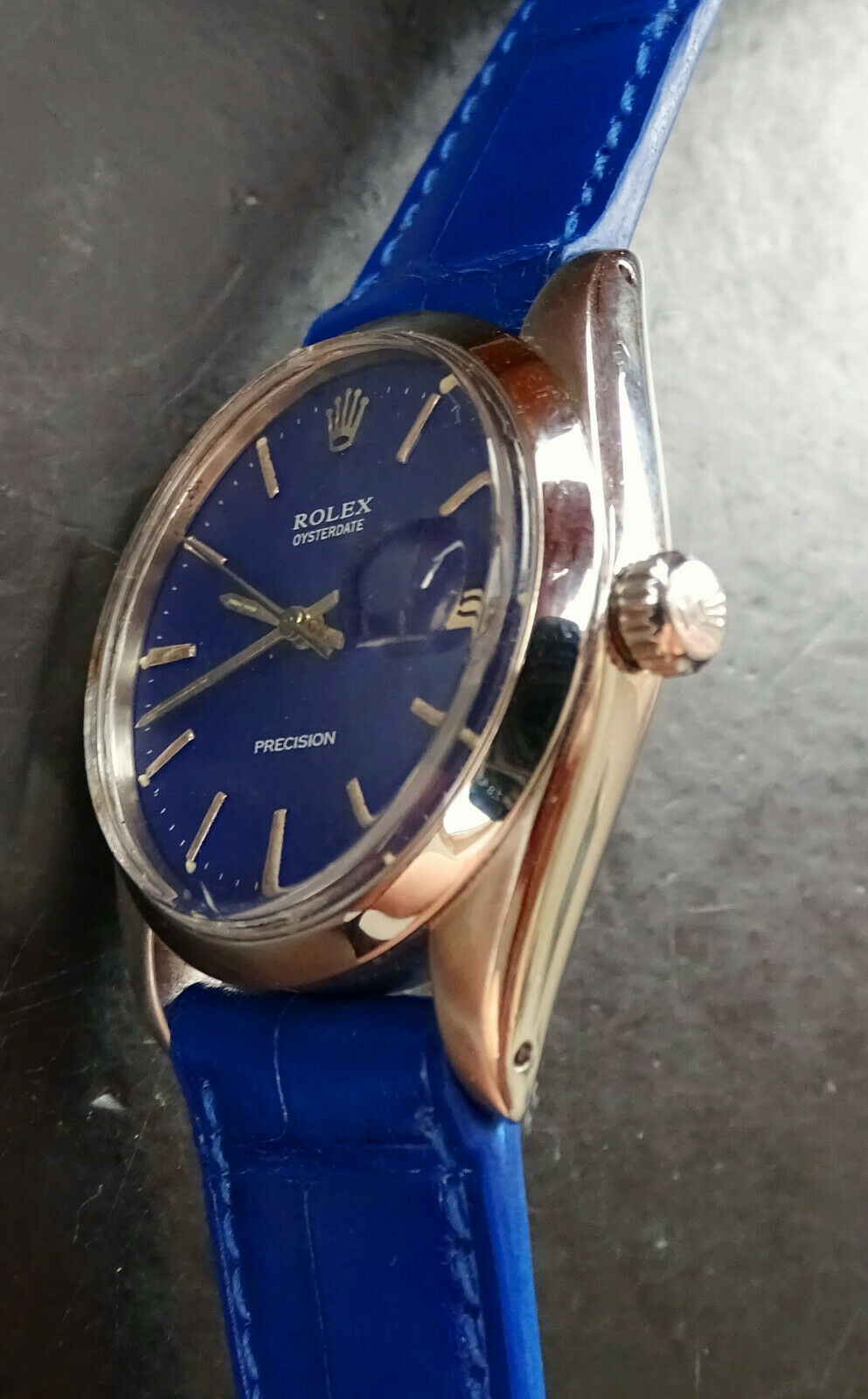 Rolex Watch ♛ Oyster Date 35 mm bluedream 6694 Vintage Elegant Luxury Men's Watch 1964