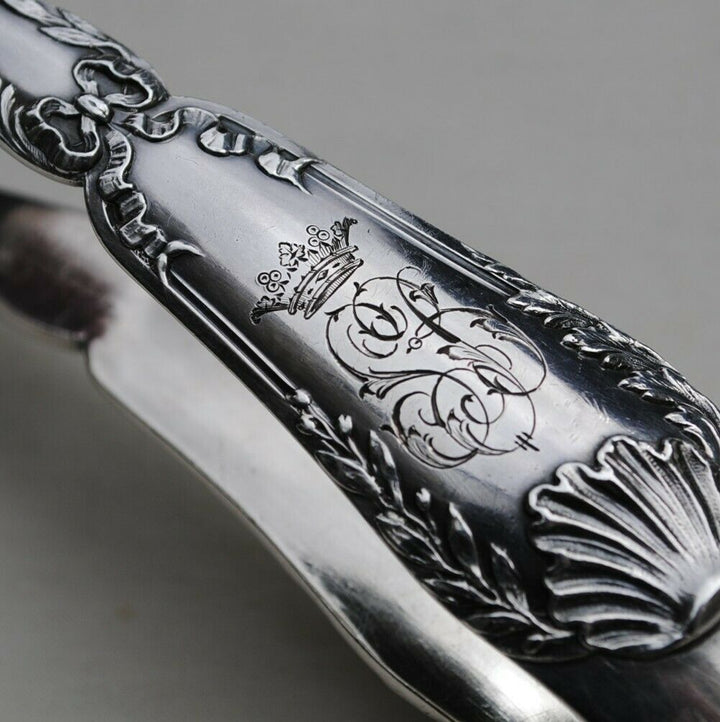 PUIFORCAT POMPADOUR PELLE A ASPERGES EN ARGENT MASSIF Sterling Silver Asparagus