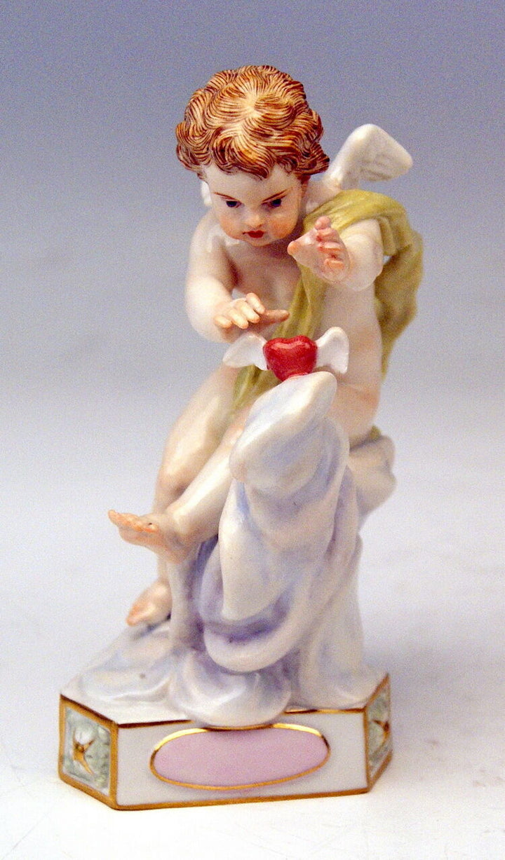 MEISSEN FIGUR DEVISENKIND MOTTO CHILD JE PRENDS MON ESSOR MNR: F11 UM 1860
