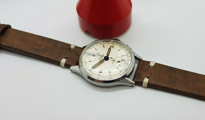 ヴィンテージ ブライトリング クロノグラフ シルバーダイアル