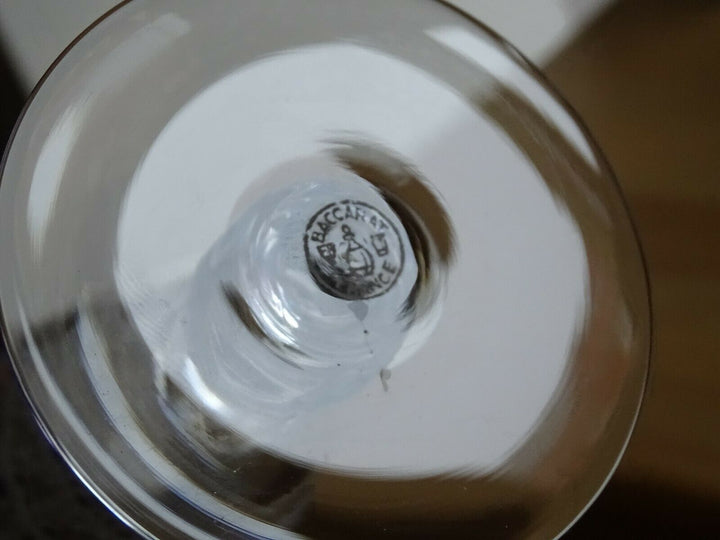 4 FLUTES A CHAMPAGNE EN CRISTAL DE BACCARAT MODELE ROHAN signées