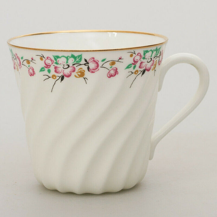 Spring Flowers Bone China Coffee Cup Saucer Imperial Porcelain Lomonosov LFZ