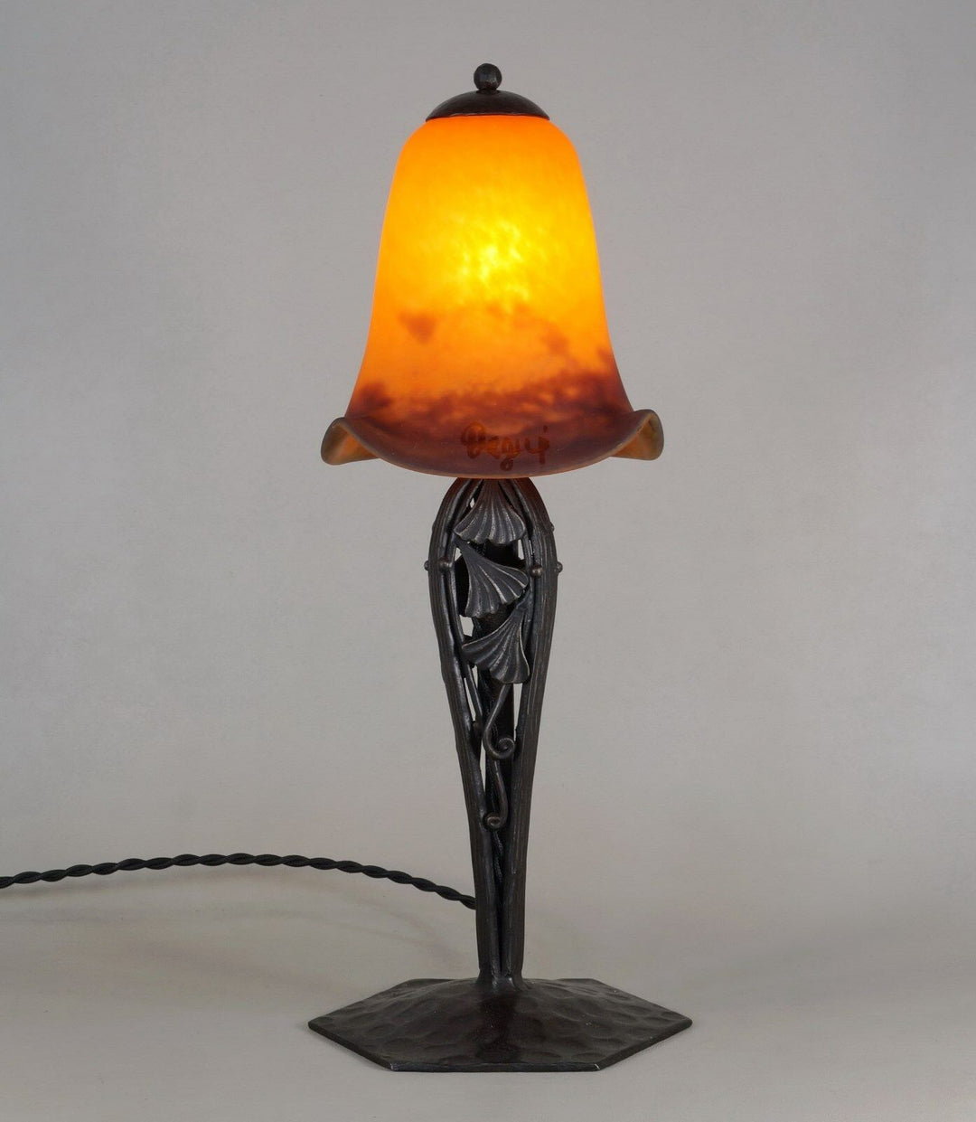 デュゲ DEGUE　フランス　1930年　アールデコ調ランプ