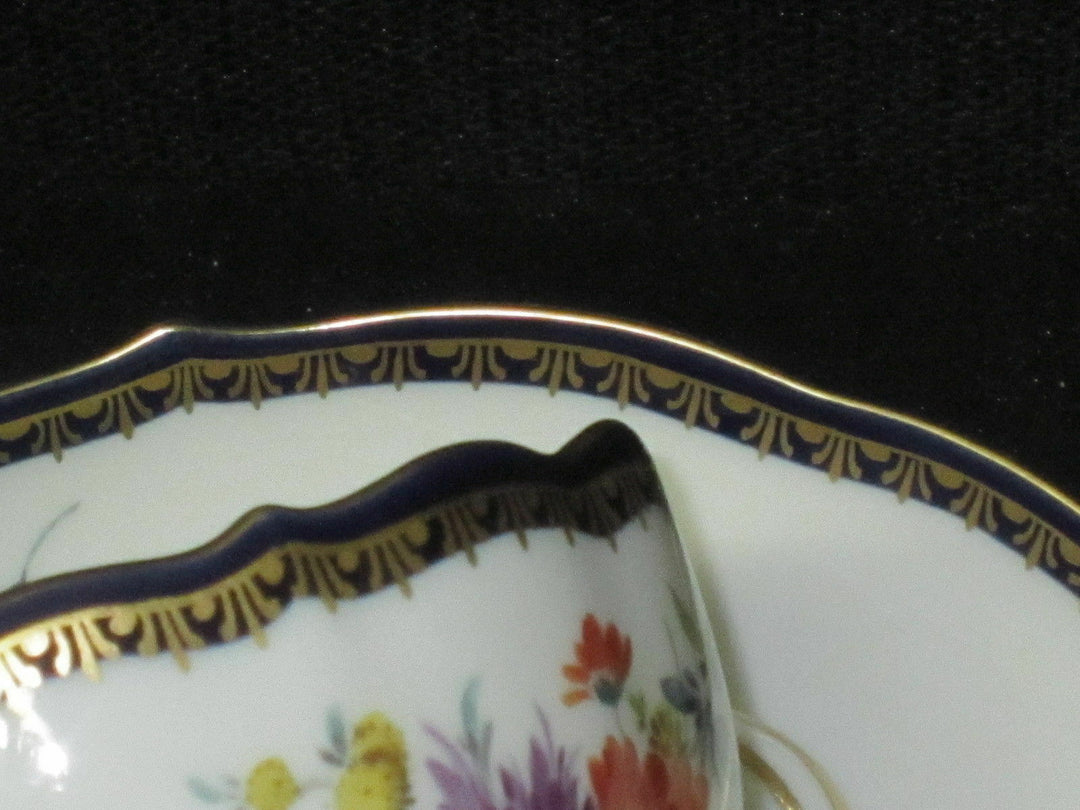 MEISSEN A-KANTE BLUMEN 18 TL. KAFFEE SERVICE SET FÜR 6-PERSONEN