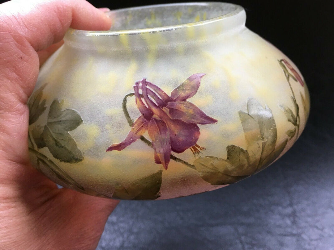 Vase Daum Nancy (Art Nouveau 1900)