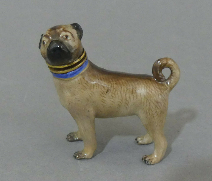 ⚔ Meissen Figur Parfümflakon Mops als Flakon seltenes Sammlerobjekt