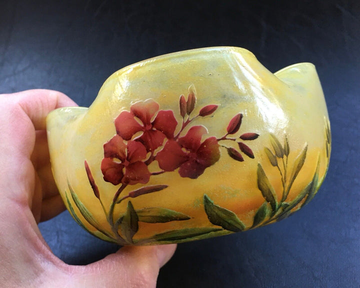 ドーム兄弟（ドームナンシー）ローリエローズの花の器型（ボウル）花瓶