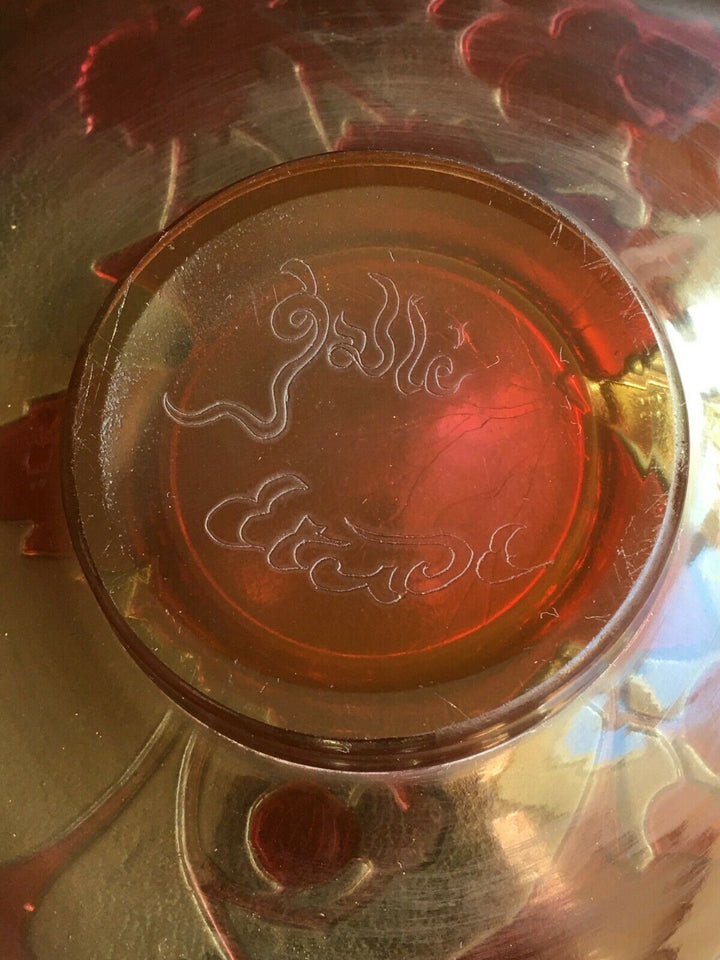 Etude Gallé (Vide Poche) Art Nouveau1900