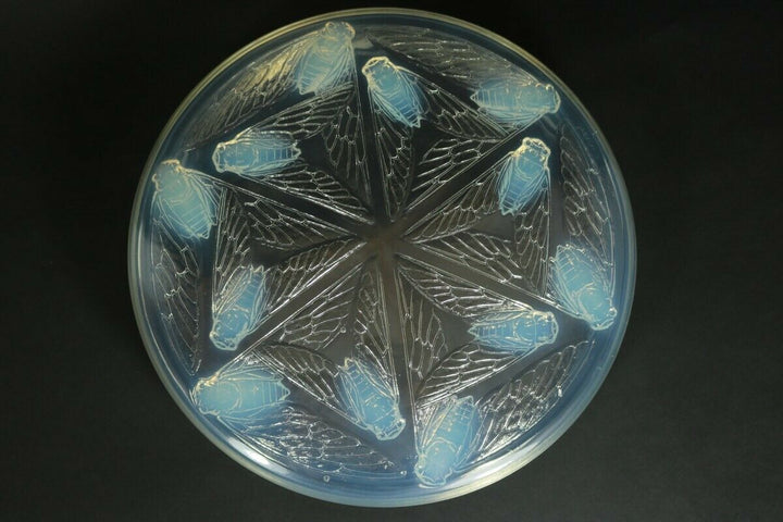 Rene Lalique Opalescent Glass 'Cigales' Box